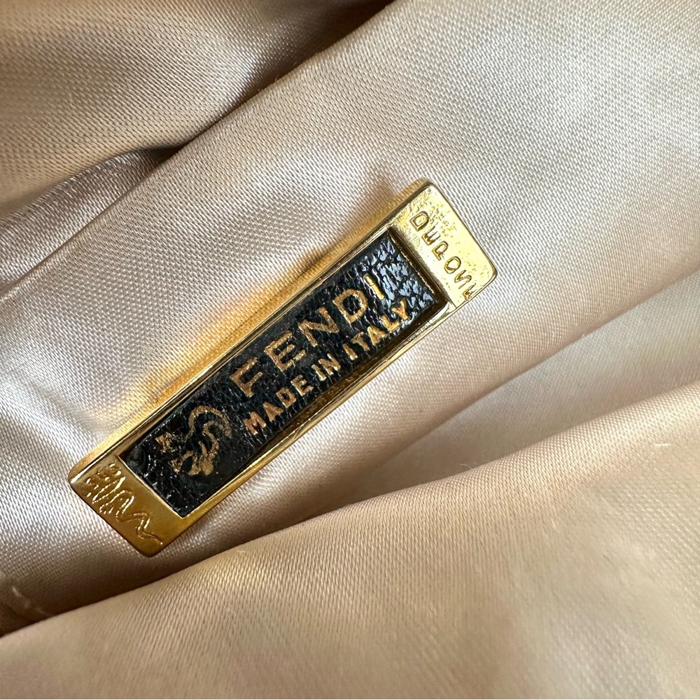 FENDI black crossbody or shoulder bag quilted soft cloth! So cute. “GREAT!” - Picture 9 of 16